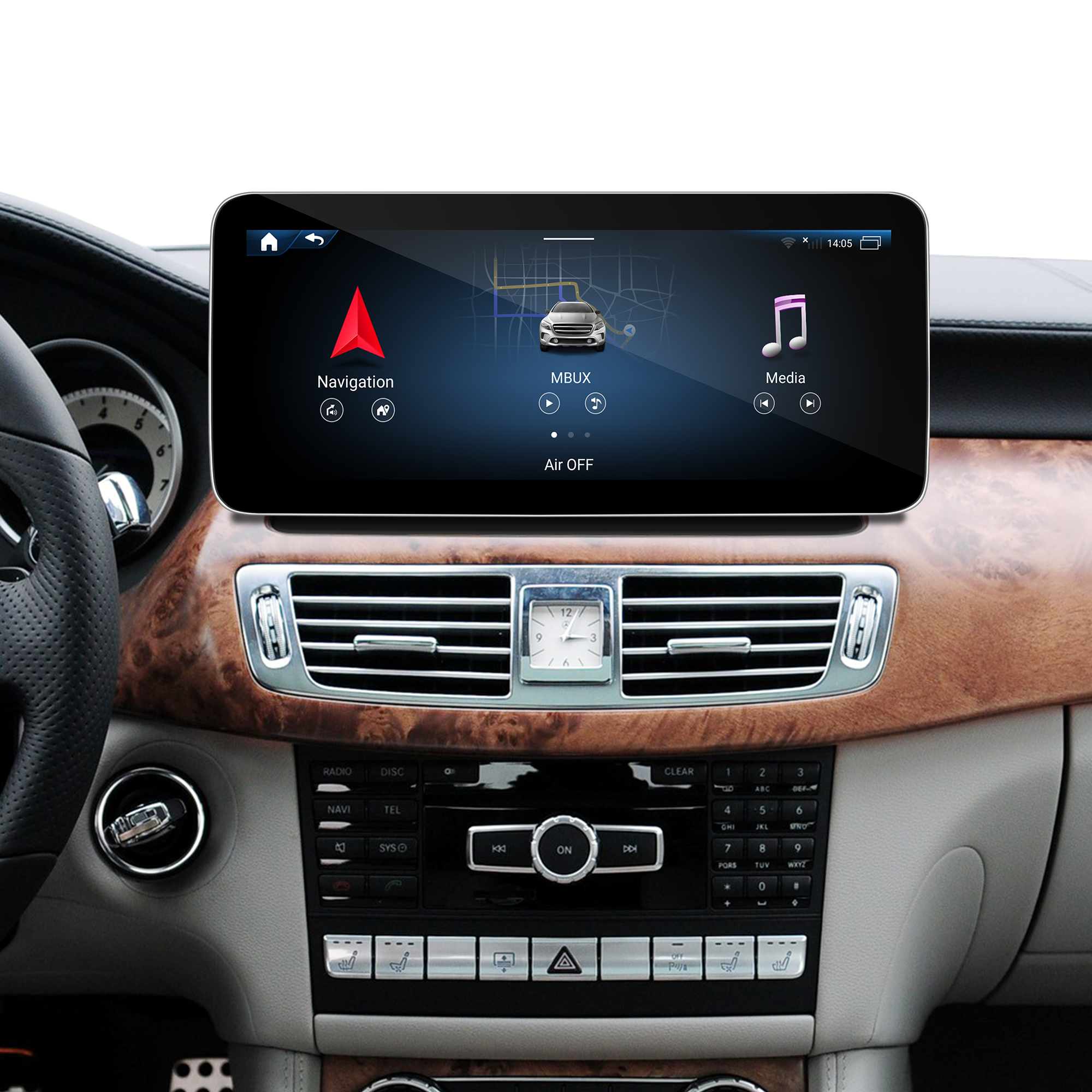 android hualingan hla-1010 hla-1210 Mercedes CLS W218 X218