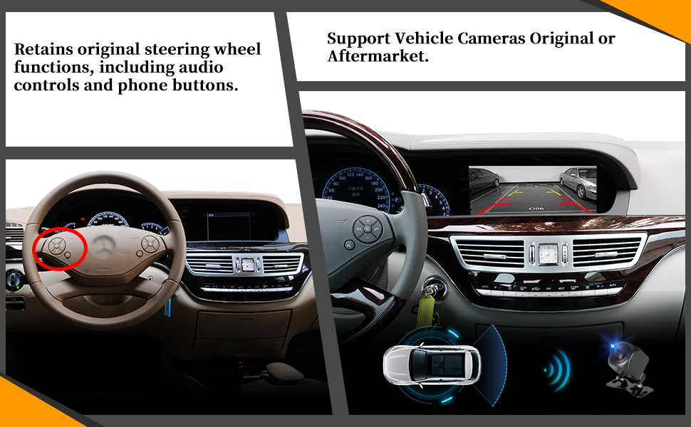 Hualingan hla-9031 Mercedes W221 C216 S CL-Class Vehicle Cameras