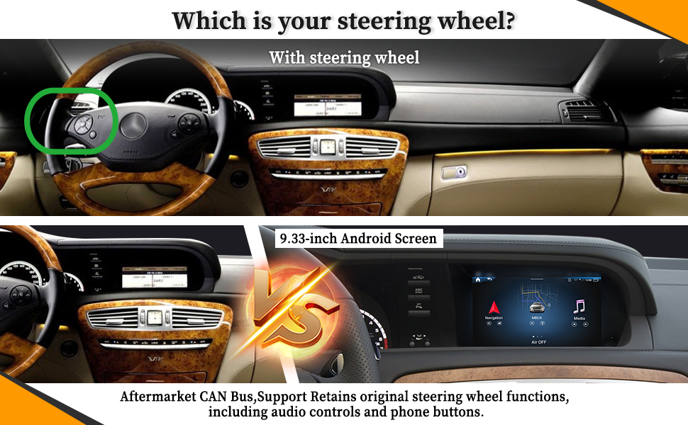 Hualingan hla-9031 Mercedes W221 C216 S CL-Class BT