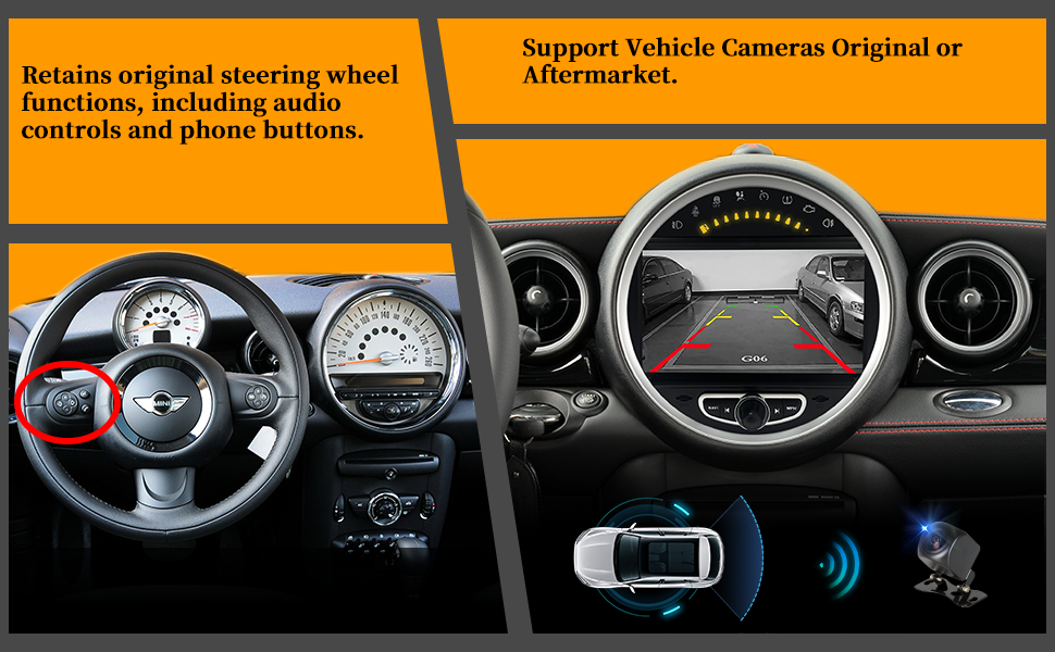 Hualingan hla-8835 mini cooper Vehicle Backup Cameras