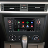 BMW E90 Radio E91 E92 E93 3 Series (Manual) Double Din Installation Kit 6.2 Inch Touch Screen Car Stereo Apple CarPlay Android Auto Android 13 GPS Navigation Netflix Spotify Reverse Camera Waze Hulu