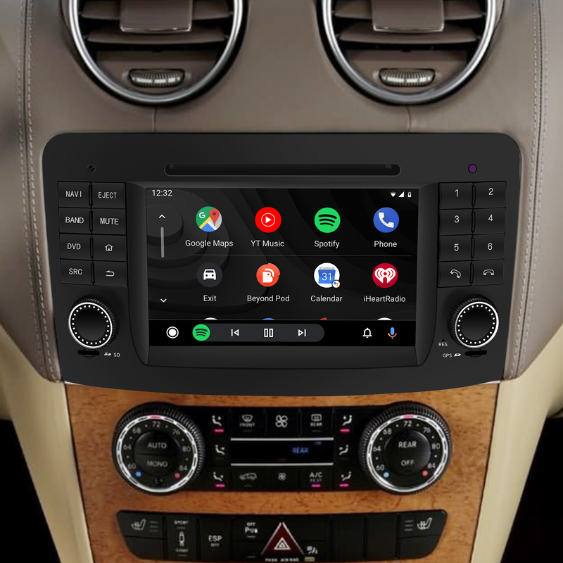 Hualinan Autoradio for Mercedes ML W164 GL 350 450 X164 Stereo Radio Head Unit Upgrade 7