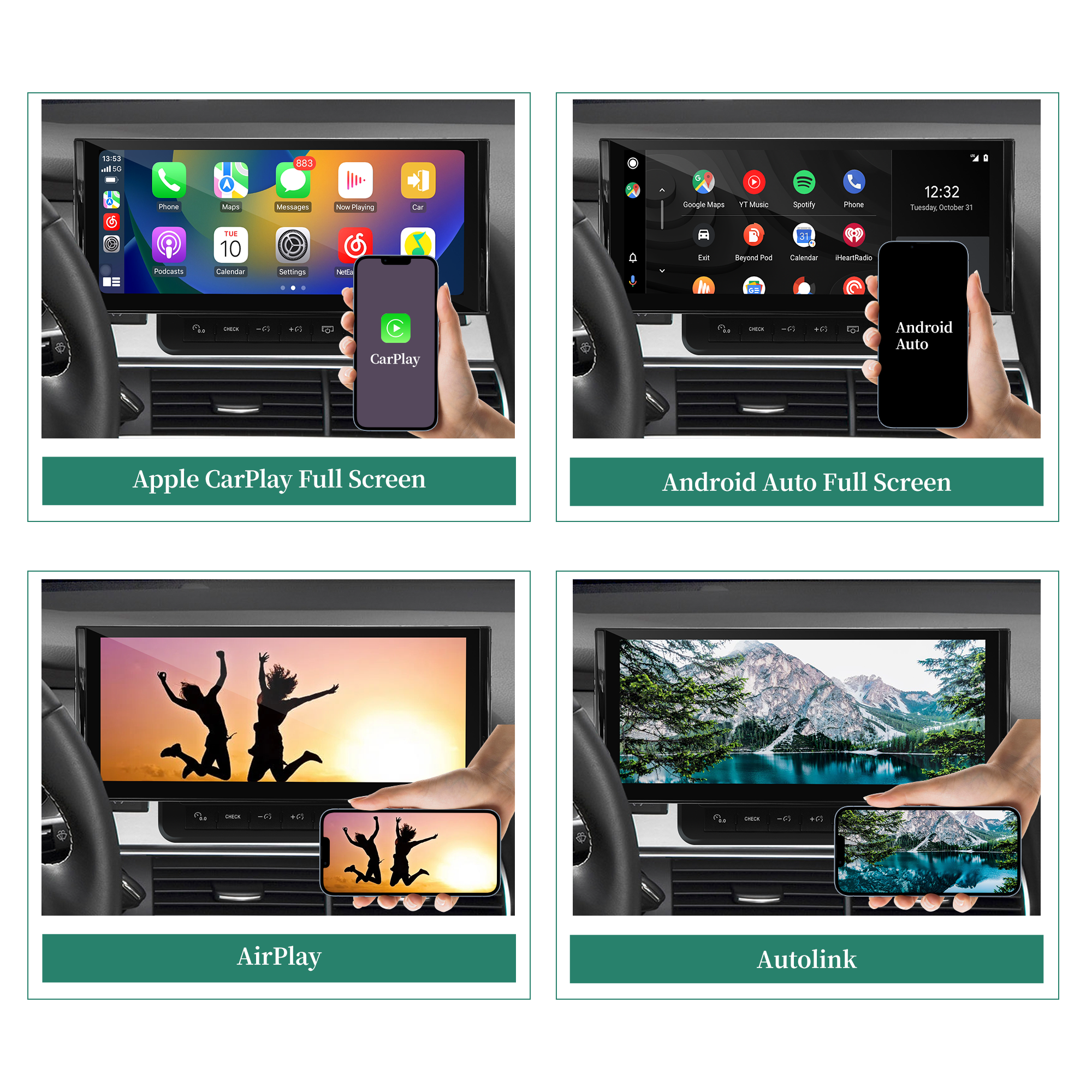 Hualingan hla-1006 Audi A6 C6 Android Display Upgrade screen mirror
