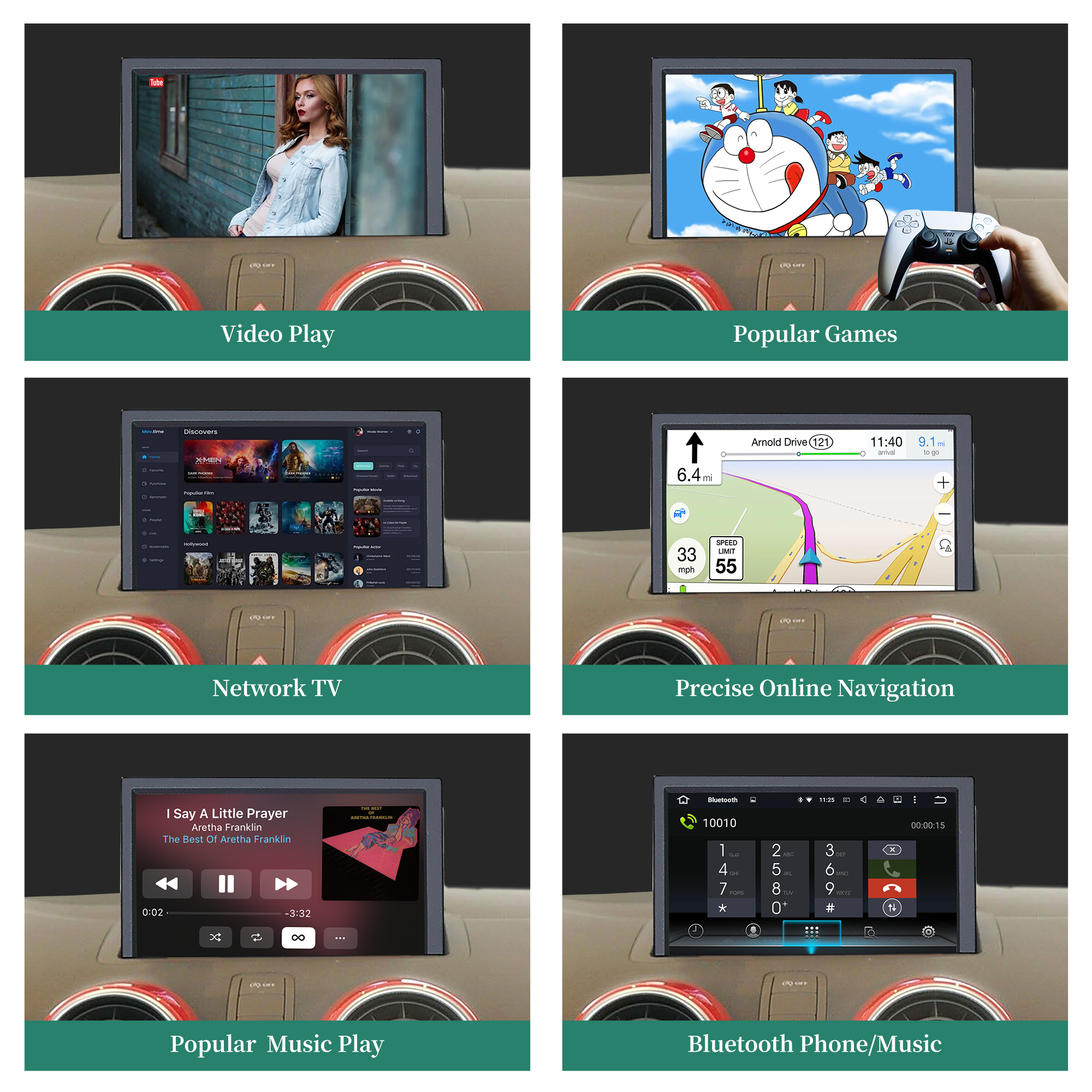 hualingan hla-8661 Audi 7 inch Touch Screen Upgrade A1 S1 8X video