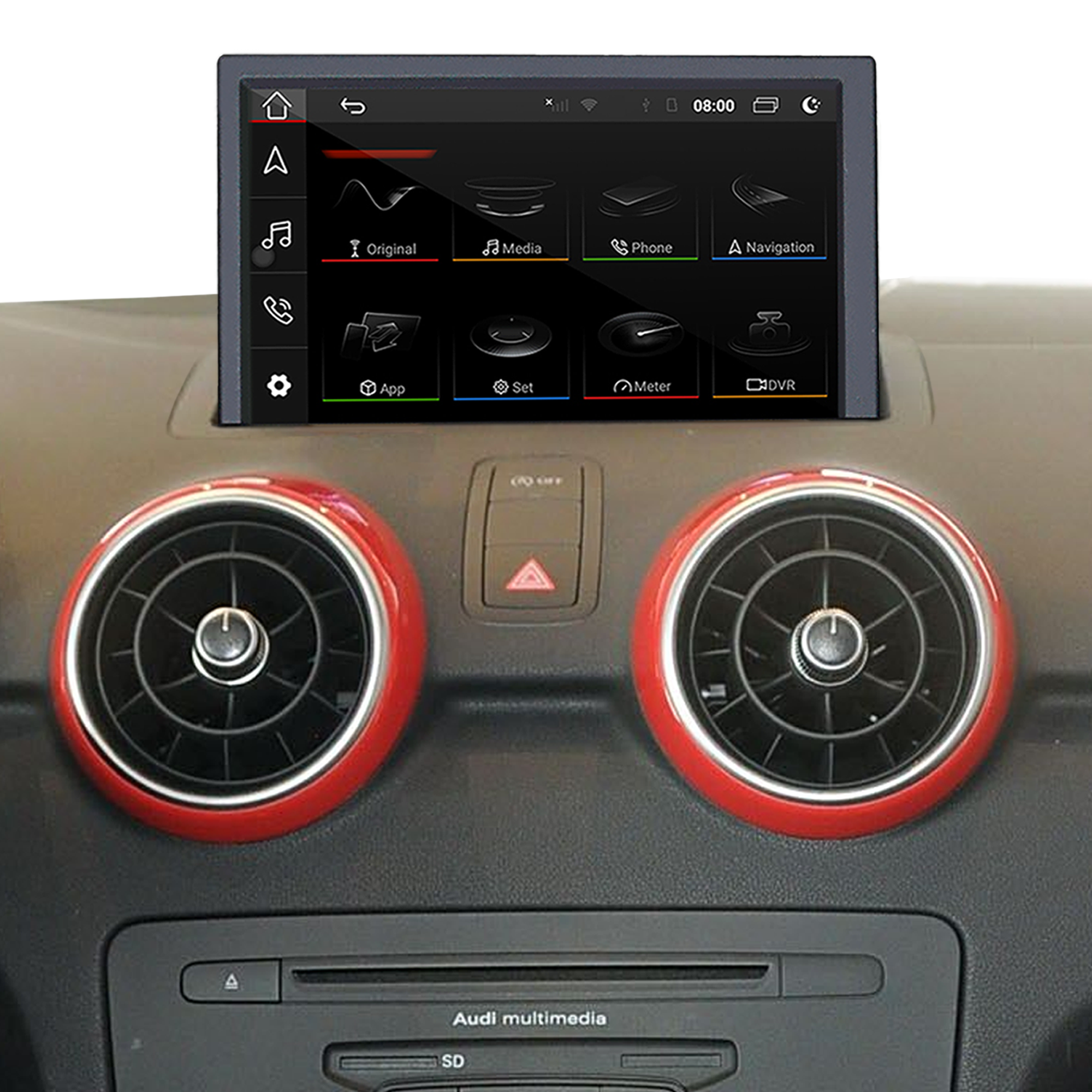 hualingan hla-8661 Audi 7 inch Touch Screen Upgrade A1 S1 8X android 13