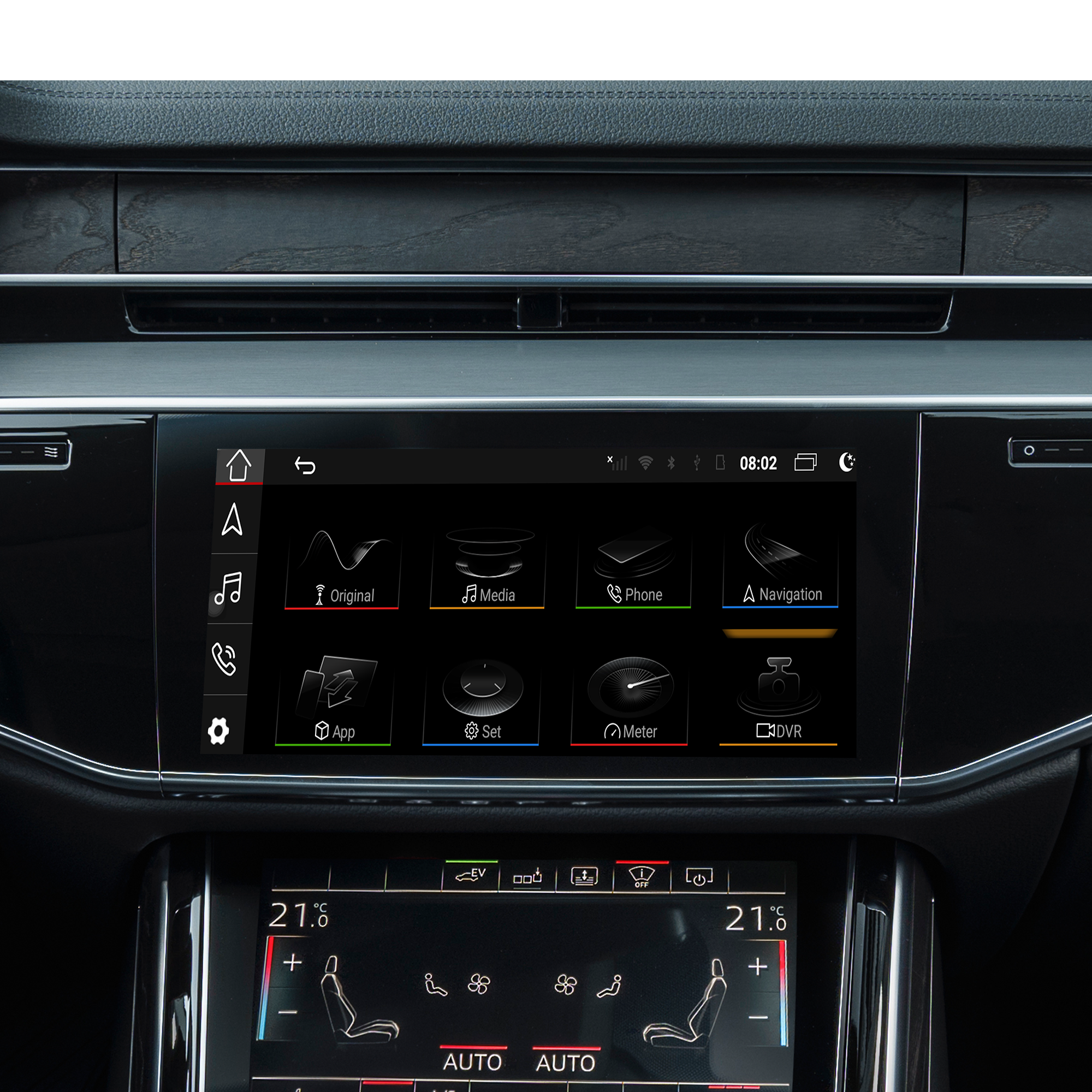 Wireless Car Play Adapter for Audi A8 S8 RS8 D5 CarPlay Android Auto IPhone Screen Mirror FullScreen To 10.1 Inch Car Screen,Android 13 Navigation Netflix Spotify Prime Video Reddit Twitch Waze Games 
