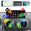 Audi A3 8V Apple CarPlay Upgrade 10.25-inch Touchscreen Android Auto Radio Stereo Navigation Andoid 13 Multimedia Functionalities Use Apps Netflix YouTube Amazon Prime Video Reddit Facebook Apple TV+ 