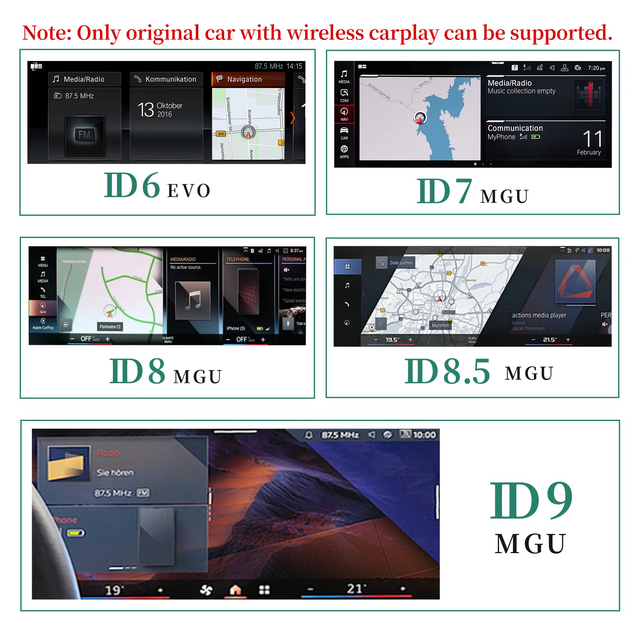 CarPlay Ai Box Installation for BMW Idrive ID 6 ID 7 ID 8 ID 8.5 ID 9 Elevate Your Driving Experience with Android 13 Android Auto Netflix 