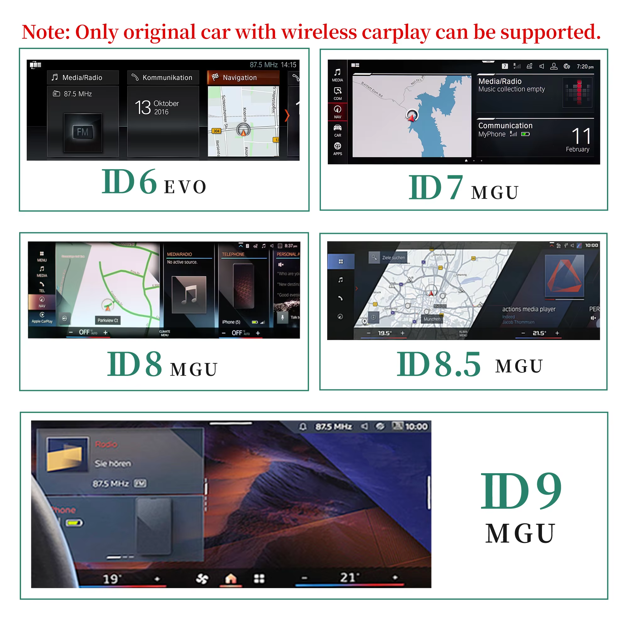 CarPlay Ai Box Installation for BMW Idrive ID 6 ID 7 ID 8 ID 8.5 ID 9 Elevate Your Driving Experience with Android 13 Android Auto Netflix 