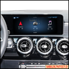 Hualingan 3 in 1 CarPlay AI Box for Mercedes W177 V177 Z177 A-Class MBUX Android Auto Full Screen Mirror Access Android 14 App to 10.25 Touch Screen Movies Music Netflix Spotify Facebook Navigation