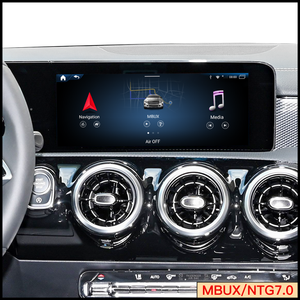 Hualingan 3 in 1 CarPlay AI Box for Mercedes W177 V177 Z177 A-Class MBUX Android Auto Full Screen Mirror Access Android 14 App to 10.25 Touch Screen Movies Music Netflix Spotify Facebook Navigation