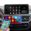 Hualingan CarPlay Adapter for BMW iDrive 7 X4 G02 F98 10.25/12.3 Upgrade 3 in 1 Wireless CarPlay&Android Auto&Android 13 Access Netflix Spotify Google Maps TikTok Facebook iPhone Samsung Screen Mirror