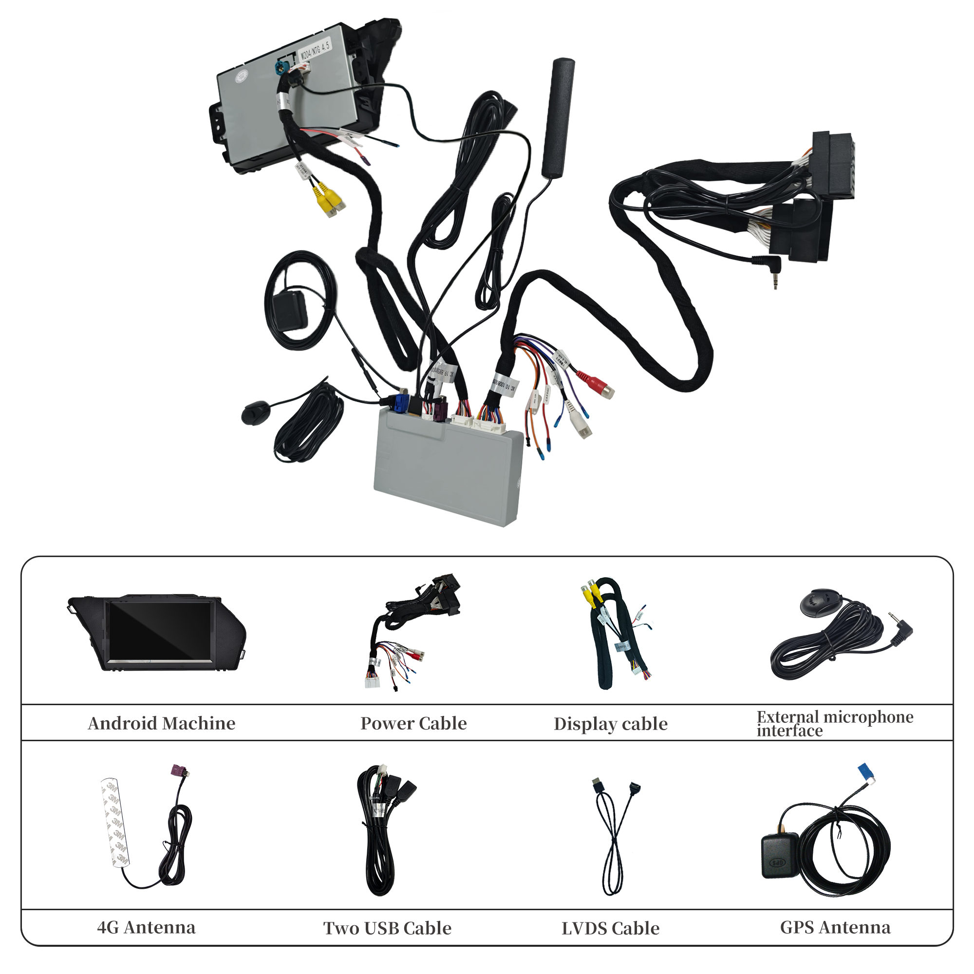 hualingan hla-8809 Mercedes GLK X204 Accessories