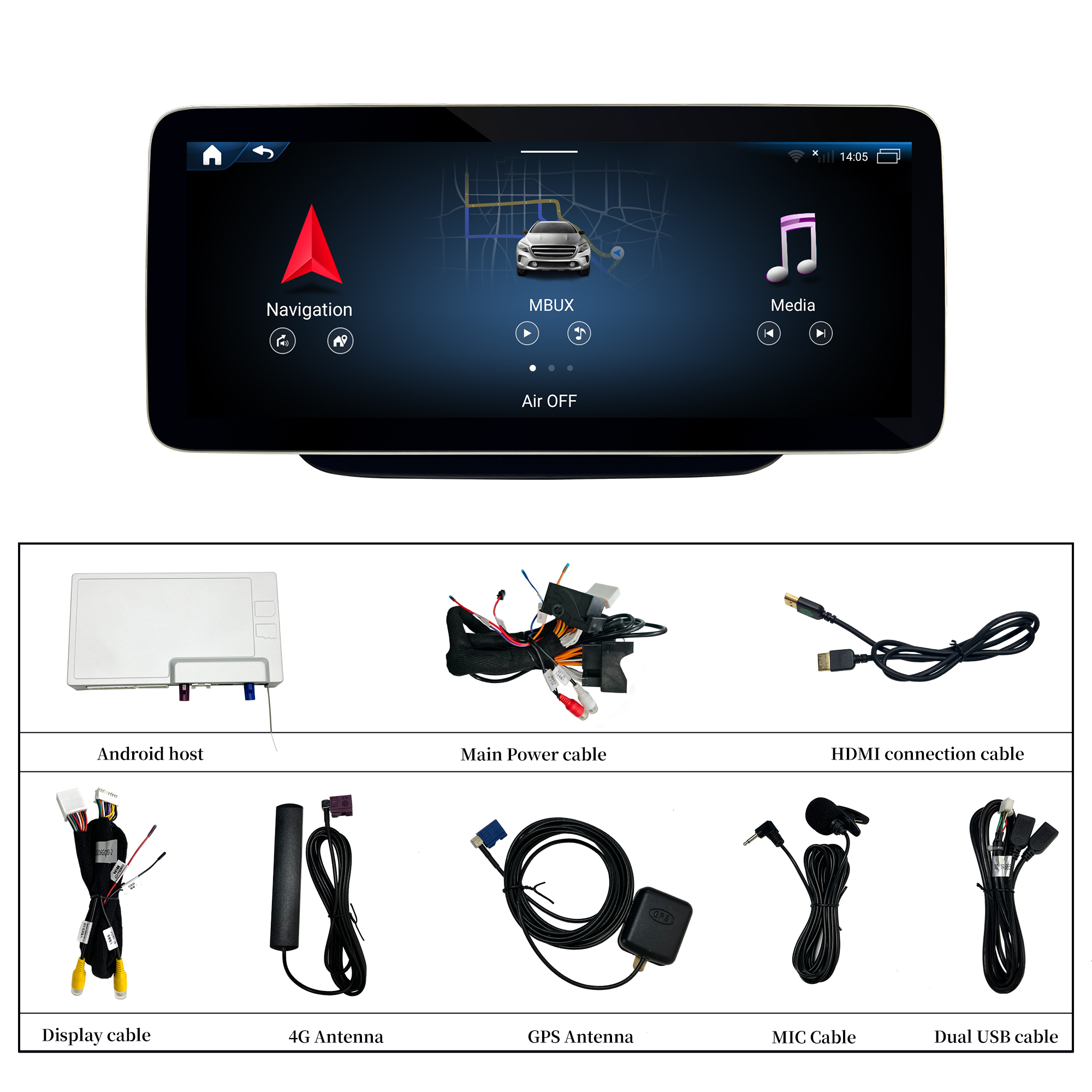 hualingan hla-1048 hla-1248 Mercedes  A B CLA G GLA Accessories