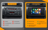 BMW 3 Series E46 CarPlay Upgrade – Wireless Apple CarPlay & Android Auto, Screen Mirroring, GPS Nav, Split Screen, WiFi, Backup Camera, 7" Android Screen OEM Fit, Plug & Play. 