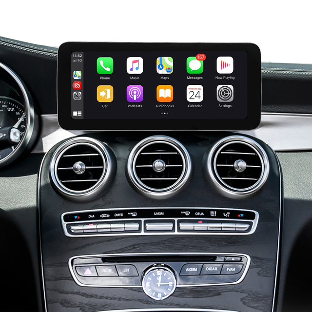 10.25 Apple CarPlay Mercedes W205 X253 W447 W470 NTG 5.1/ 5.2 Android Auto Wireless Mirroring Full ScreenAndroid Apps Navigation Google Maps Netflix YouTube TV Spotify Vehicle Cameras Bluetooth