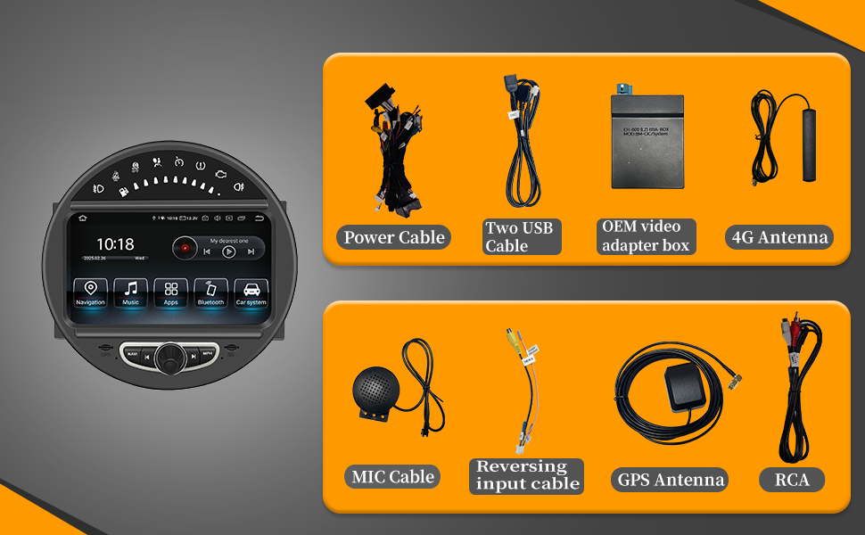 hualingan hla-8835-1 mini cooper CIC r55 r56 r57 r58 r58 r59 r60 r61 android accessories 
