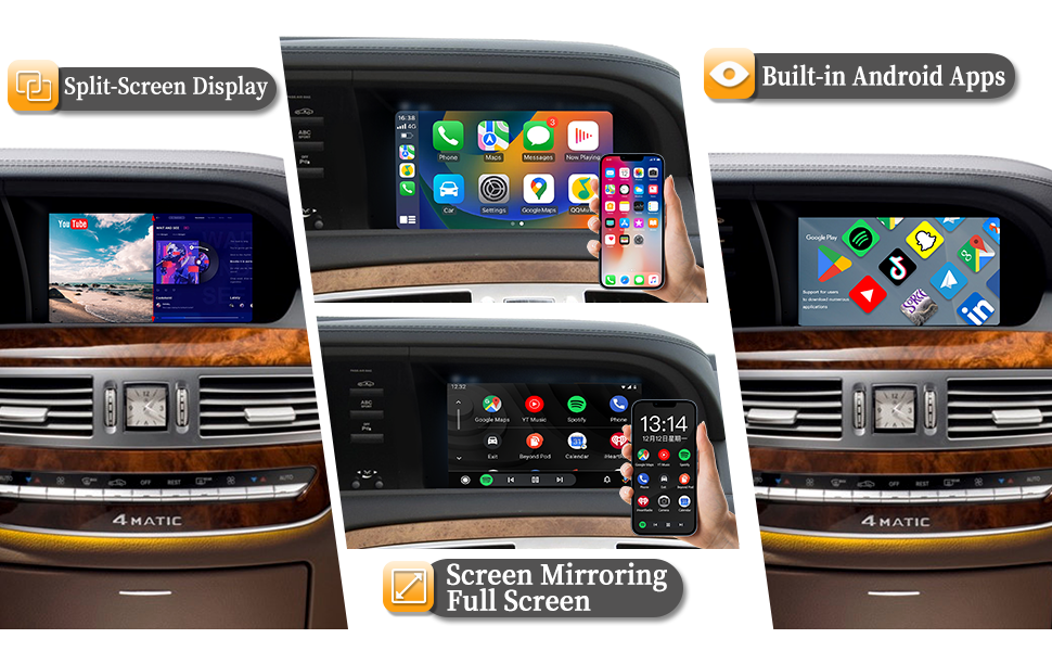 Hualingan hla-9031 Mercedes W221 C216 S CL-Class Full screen