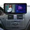 Mercedes C Class W204 NTG 4.0 Apple CarPlay Wireless Android Auto Mirroring Full Screen To 10.25 inch Android Screen Navigation Google Maps Netflix YouTube TV Spotify Twitter Vehicle Cameras WiFi