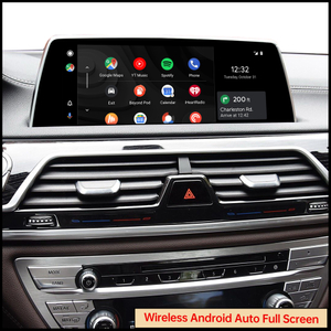 BMW 7 Series G11 G12 ID6 Wireless CarPlay Retrofit,Android Os Mirrorlink Share Your Smartphone Screen with Your Car Screen Easily And Stably,phones' Apps,music, Navigation, And Hands-free Calling
