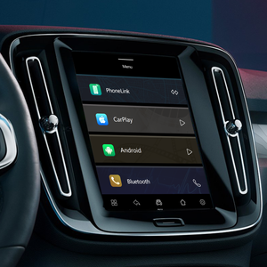 Apple Car Play Screen Mirror Volvo C40 9 Inch Touch Sensus Wired CarPlay To Wireless Android Auto Full Screen Adapter, Get Directions, Play Music, And More on Your Car's Built-in Display 