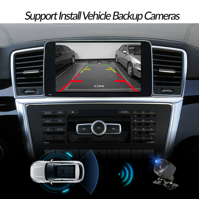 Mercedes NTG 4.5/4.7 GL X166 ML W166 Apple CarPlay Upgrade 9 inch Androdi Screen Android Auto Full (Split) Screen Mirroring App Netflix Spotify Wi-Fi USB Navigation Google Maps Vehicle Cameras 