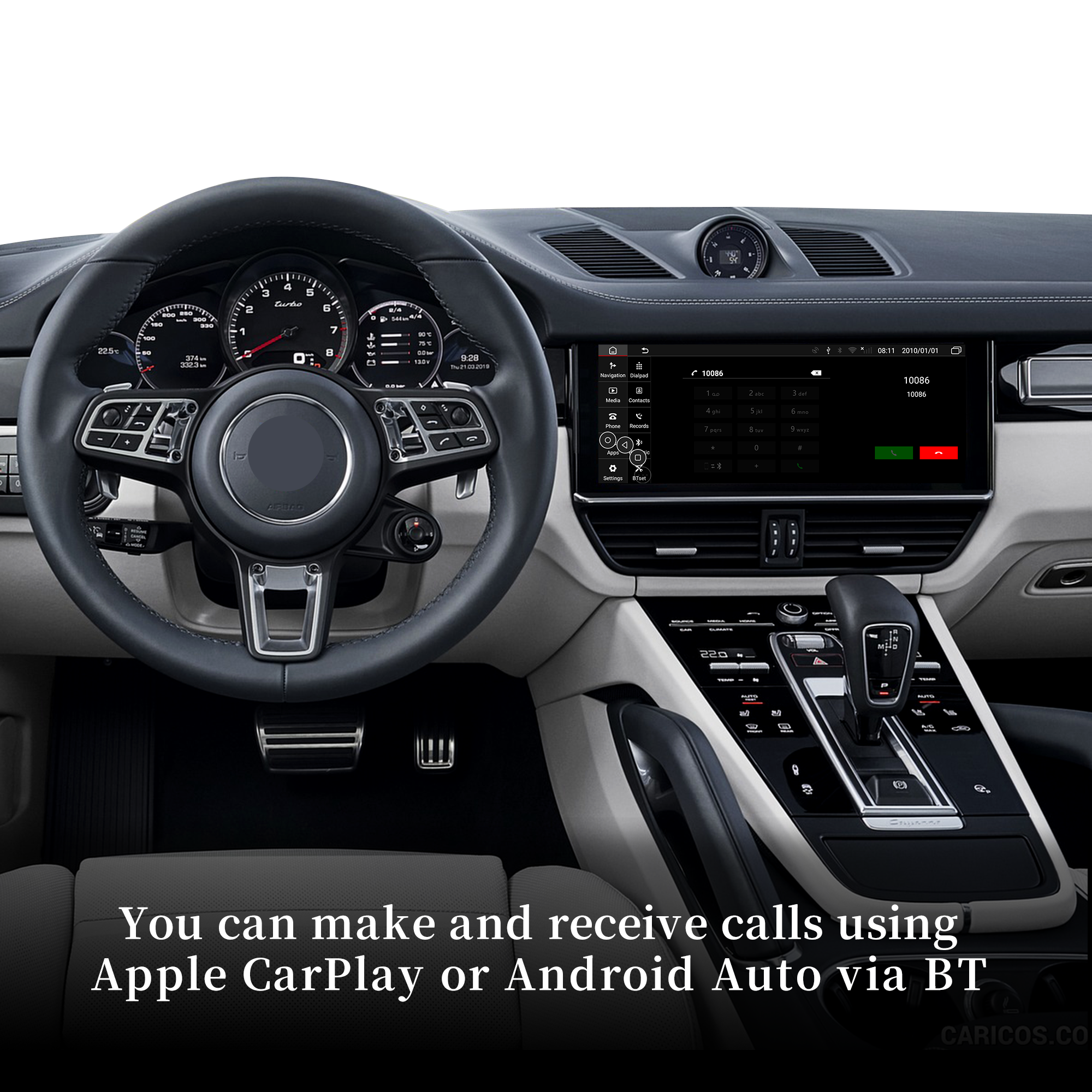 Hualingan hla-904&nbsp;Porsche Cayenne Macan 911 PCM 5.0 BT Calls