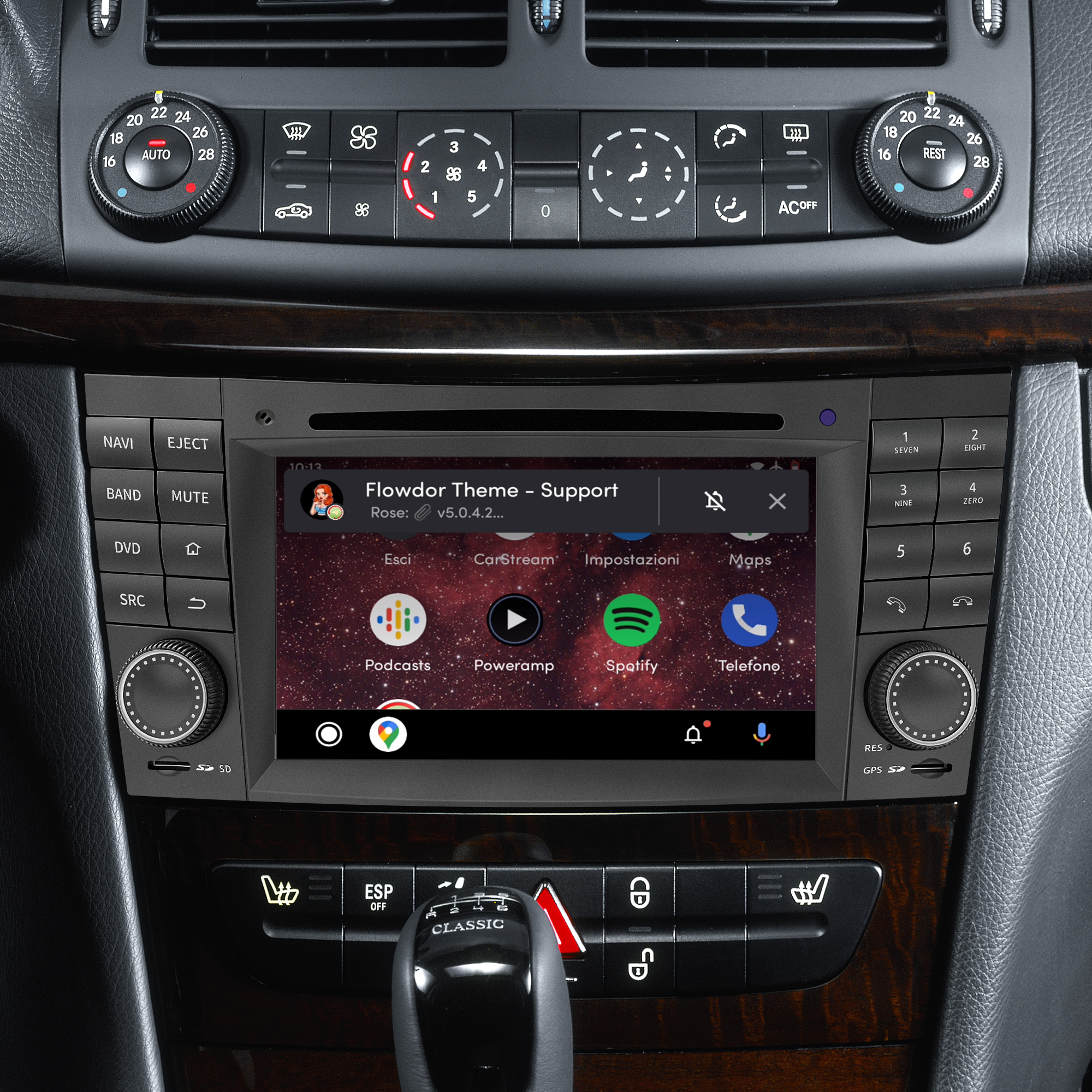 Hualinan Autoradio for Mercedes E/G/CLS/CLK W209 W211 W219 W463 Stereo Radio Head Unit Upgrade 7