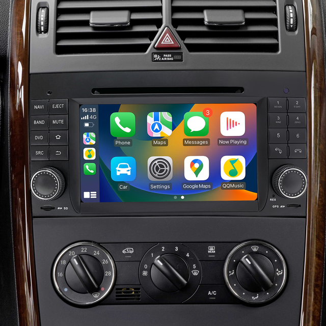 Hualinan Autoradio for Mercedes Sprinter W169 W245 W639 Viano/Vito VW Crafter Stereo Radio Head Unit Upgrade 7