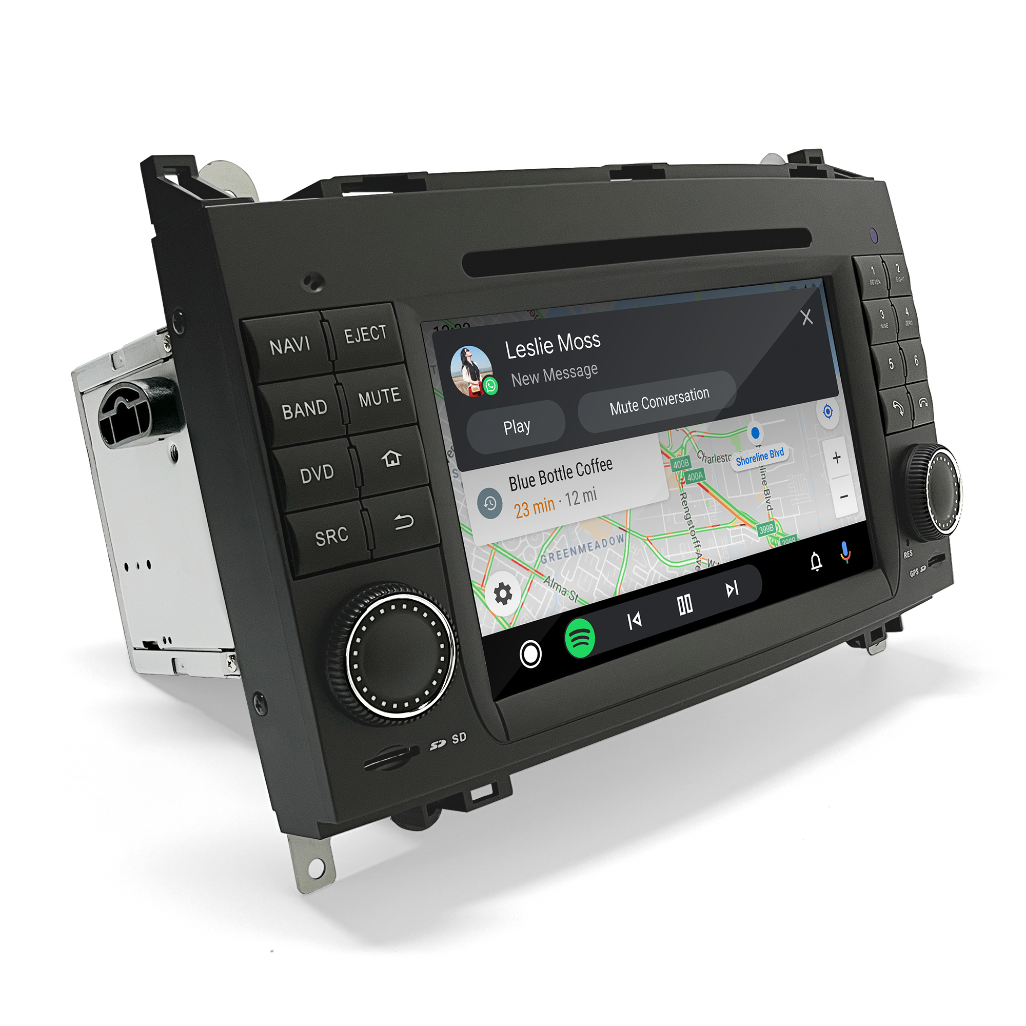 2 Din Radio Mercedes Sprinter A-B-Viano-Vito VW Crafter Aftermarket Stereo Kit 7 Inch TouchScreen Apple Carplay Andriod Auto Full Screen DVD Wifi 2004 2005 2006 2007 2008 2009 2010 2011 2012 2013