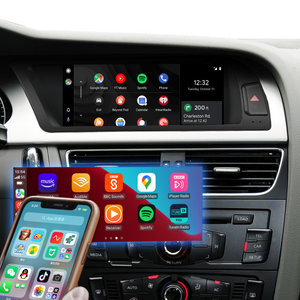 Audi A4 S4 RS4 B8 Concert Symphony 8.8 Touch Screen Upgrade 2008-2012 Apple CarPlay Android Auto Android 13 Apps Netflix Spotify Prime Video Reddit Twitch Waze Games Navigation WiFi Reverse Camera 