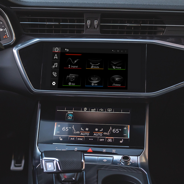Android Auto Wireless Adapter for Audi A7 S7 RS7 4K8 Apple CarPlay IPhone Screen Mirror Full Screen To 10.1 Inch Car Screen,Android 13 Navigation Netflix Spotify Prime Video Reddit Twitch Waze Games 