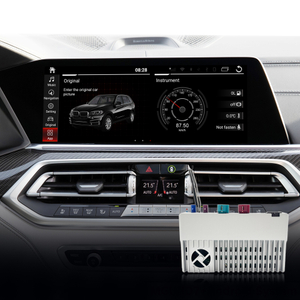 Hualingan CarPlay Adapter for BMW iDrive 7 X5 G05 G18 F95 10.25/12.3 Upgrade 3 in 1 Wireless CarPlay&Android Auto&Android 13 Access Netflix Spotify Google Maps Facebook iPhone Samsung Screen Mirror