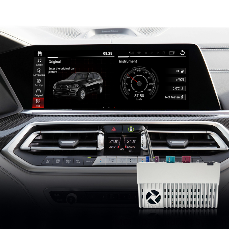 Hualingan CarPlay Adapter for BMW iDrive 7 X5 G05 G18 F95 10.25/12.3 Upgrade 3 in 1 Wireless CarPlay&Android Auto&Android 13 Access Netflix Spotify Google Maps Facebook iPhone Samsung Screen Mirror