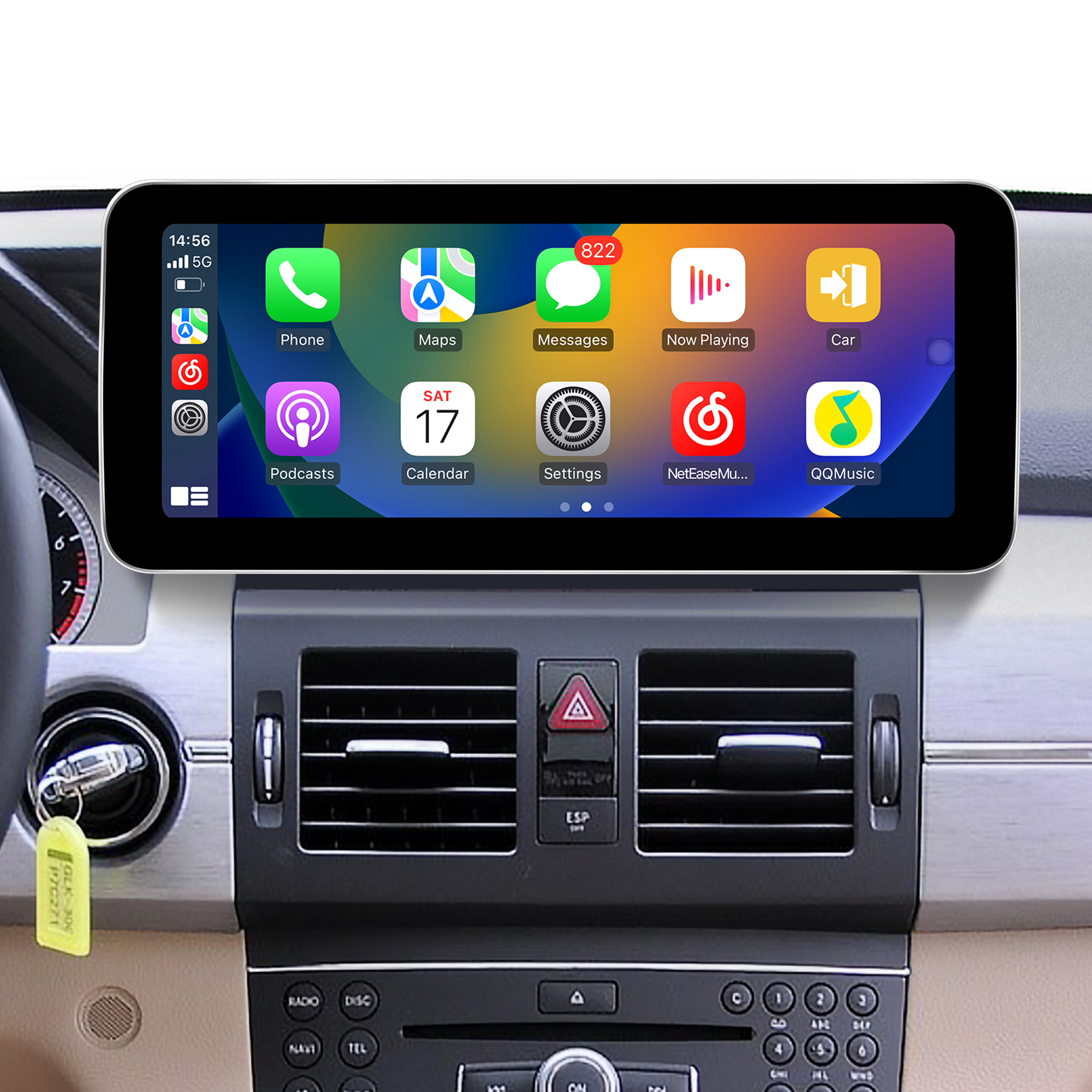 hualingan hla- 1211 hla-1009 Mercedes GLK X204 carplay
