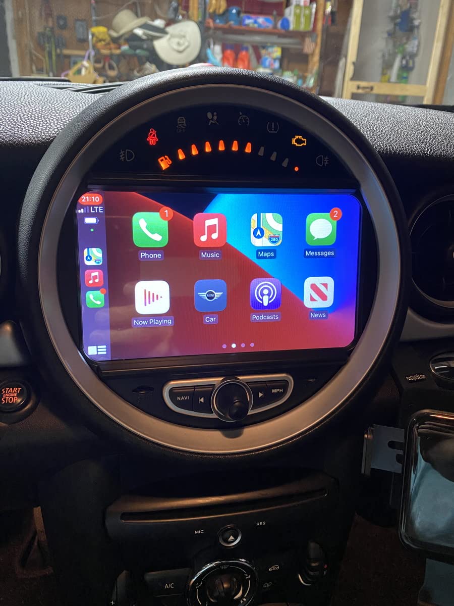 Auto Radio Mini Cooper R55 R56 R57 R58 R59 R60 R61 Upgrade 8 inch Touch Screen Apple CarPlay Android Auto Navigation DVD Android 13