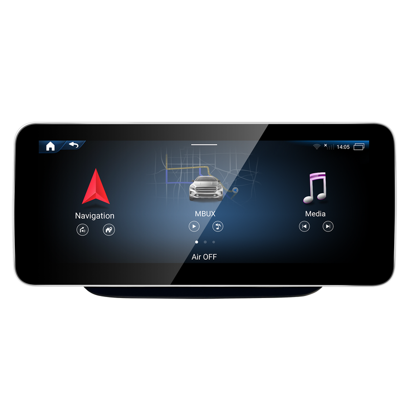 Mercedes GLA class 12.3 Screen Upgrade X156 NTG 4.5/4.7 Wireless Apple CarPlay Android Auto Vehicle Cameras Android Screen Mirroring Apps Watch TV Games Music Movies Spotify Navigation Google Maps