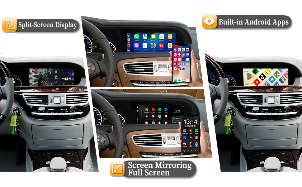 Hualingan hla-9031 Mercedes W221 C216 S CL-Class full screen