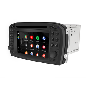 Mercedes W463 (2001-2008) Radio Upgrade 6.2 Touch Screen Add Wireless Apple CarPlay Android Auto Android System GPS Navigation Google Maps Vehicle Cameras Bluetooth Calls AM FM DVD Netflix TikTok
