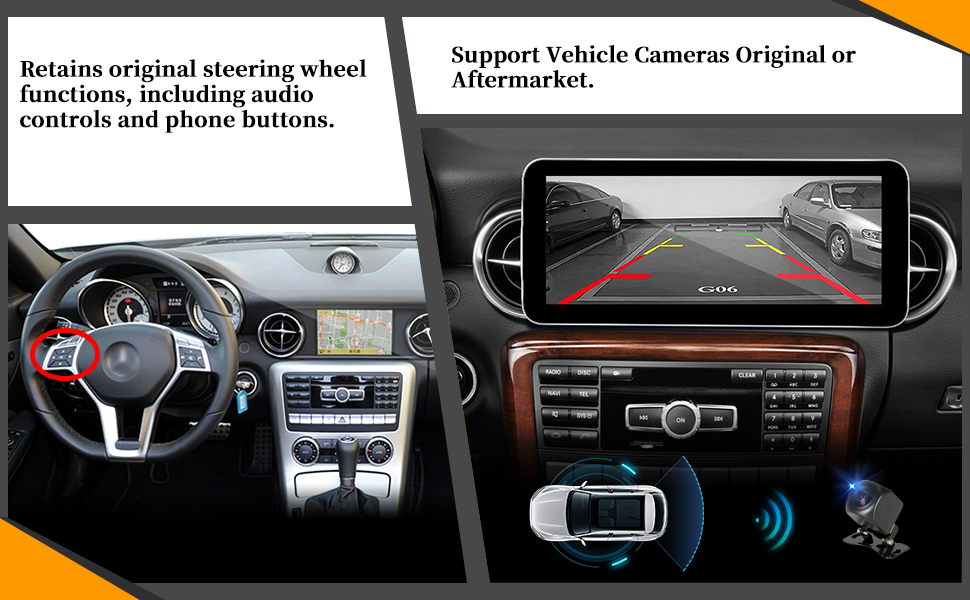 Hualingan hla-1058 Mercedes-Benz SLS AMG C197 R197 Vehicle Cameras