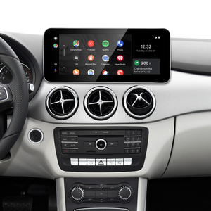 10.25 Mercedes Touch Screen Upgrade CLA Class C117 NTG 5.1/5.2 Apple CarPlay Wireless Android Auto Android Apps Navgation Google Maps Watch TV Spotify YouTube Vehicle Cameras Bluetooth Calls Wifi