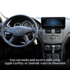 Mercedes C Class W204 NTG 4.0 Apple CarPlay Wireless Android Auto Mirroring Full Screen To 10.25 inch Android Screen Navigation Google Maps Netflix YouTube TV Spotify Twitter Vehicle Cameras WiFi