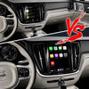 Apple CarPlay Volvo Adapter for 9 inch Sensus Screen V60 S60 Wireless Android Auto Apps Mirroring Full Screen Wi-Fi 4G Steering Wheel Navigation Google Maps Bluetooth Calls Music Netflix Spotify