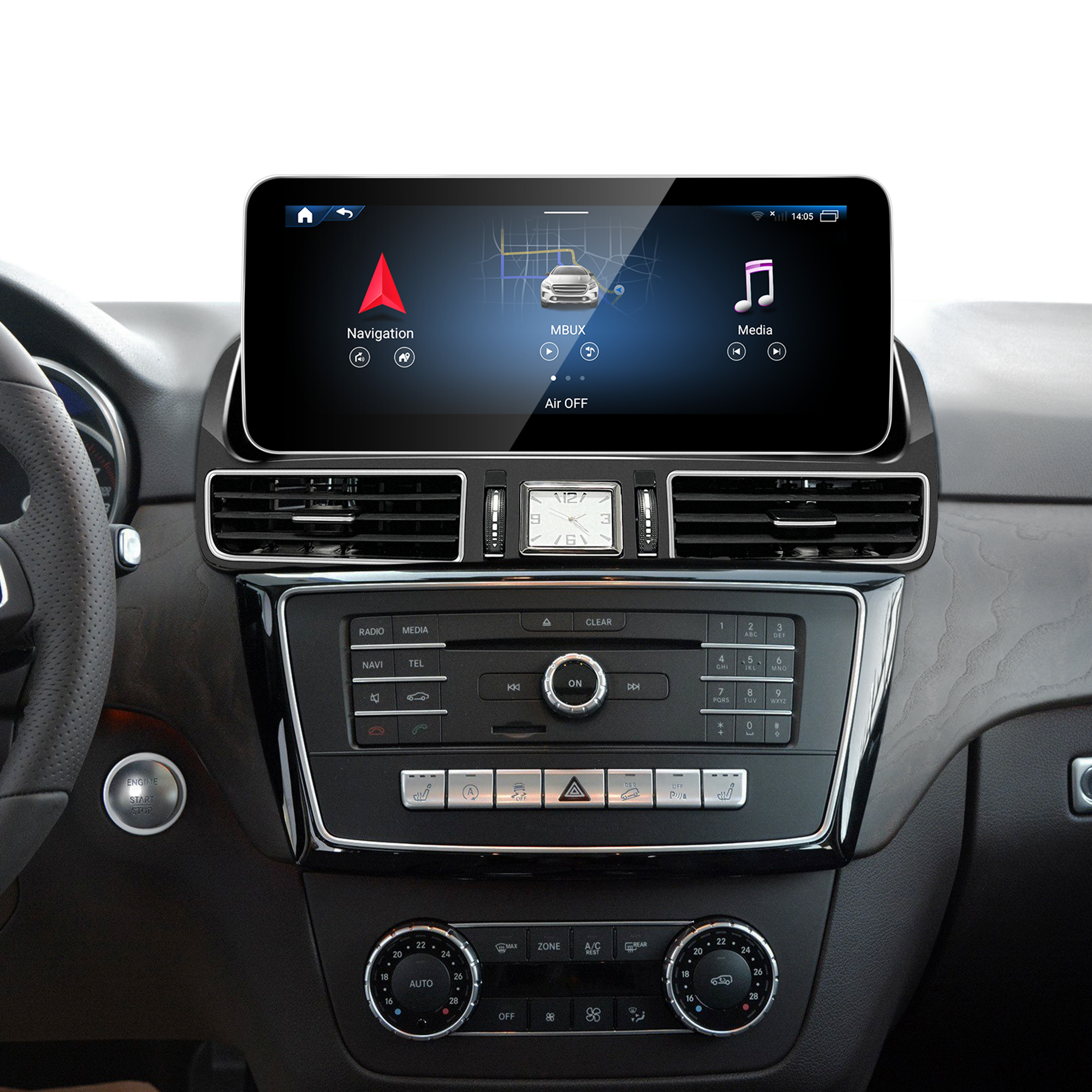 hualingan hla-1239 Mercedes GLE W292 android