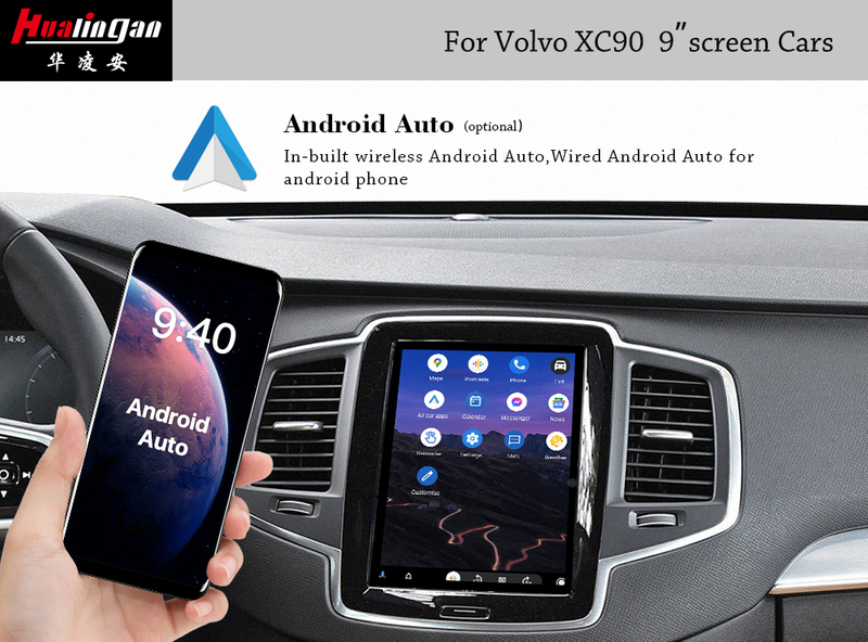 Android OS for Cars Volvo XC90 Head Unit CarPlay Android Auto Camera With 9"Touch Screen