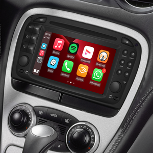 R230 Radio Upgrade Car Stereo Installation Kit for Mercedes SL SL350 SL500 SL600 SL55 SL65 6.2 TouchScreen Wireless Apple Carplay Andriod Auto Full Screen MirrorLink DVD Wifi 2001,2002,2003,2004,2005