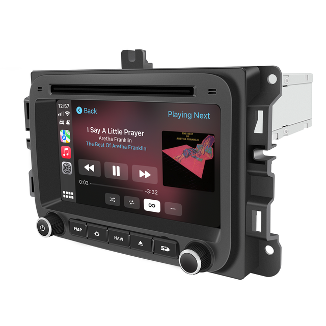 Dodge Ram 2500 Radio Upgrade Replacement 7 Inch Touch Screen Aftermarket Head Unit 2013 2014 2015 2016 2019 2017 2018 Wired And Wireless CarPlay Android Auto MirrorLink Wifi Reverse Cameras RDS DVD 