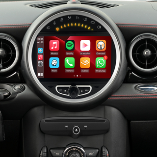 Auto Radio Mini Cooper Replacement Mini One JCW R55 R56 R57 R58 R59 R60 R61 with 8"Android 13 Android Auto Netflix GPS Navi DVD RDS BT Reverse Camera Apple CarPlay 
