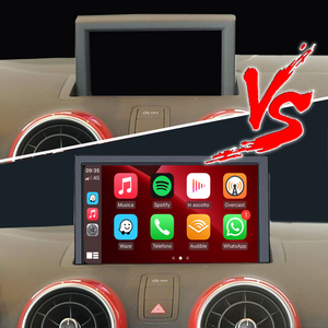 Audi A1 S1 8X MMI 3G Touch Screen Upgrade Autoradio Stereo Kit Wireless Apple CarPlay Android Auto Mirror Link Navigation 4G Wi-Fi Android 13 Apps Netflix Spotify Prime Video Reddit Twitch Waze Games