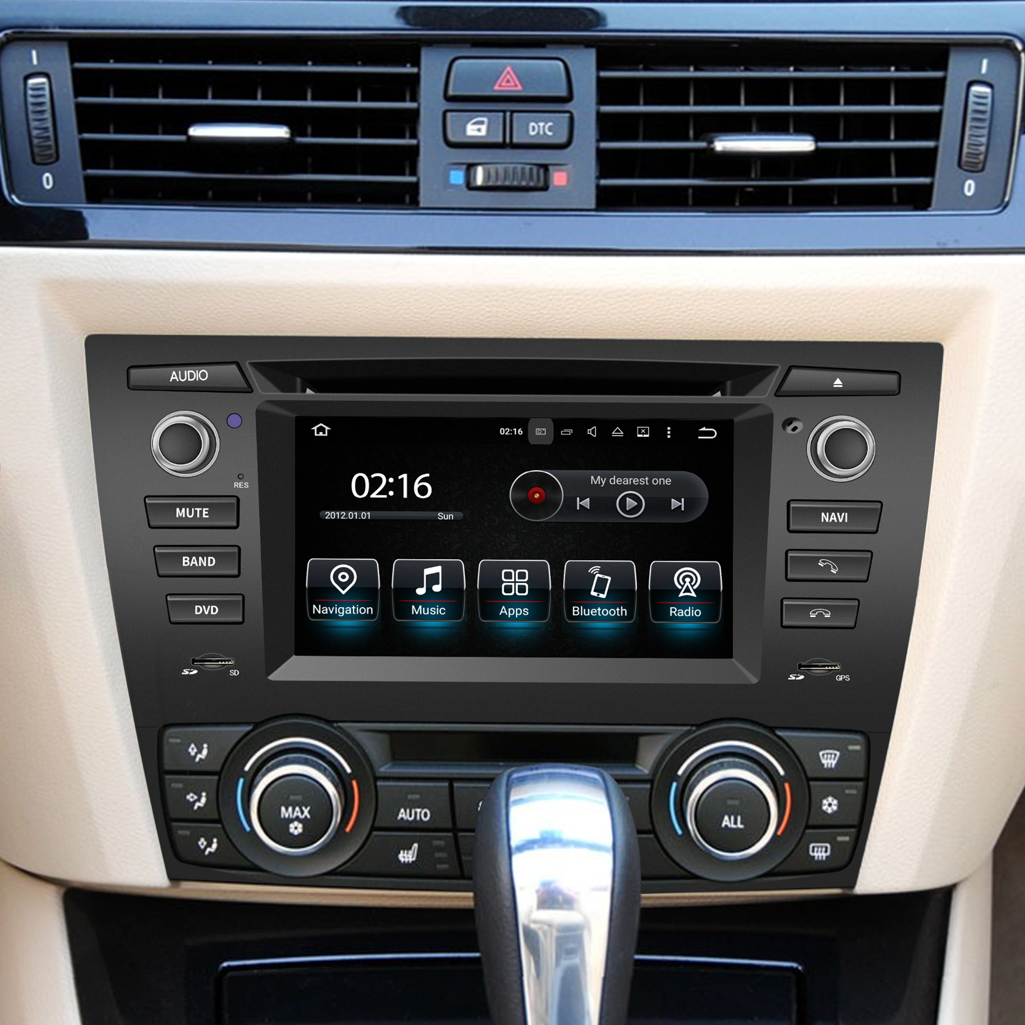 Hualingan BMW 3 Series E90 E91 E92 E93 Android Radio Head Unit 6.2 Inch TouchScreen Car Stereo Upgrade Car GPS Navigation Wireless Apple CarPlay Fullscreen Audroid Auto Wifi 4G Bluetooth